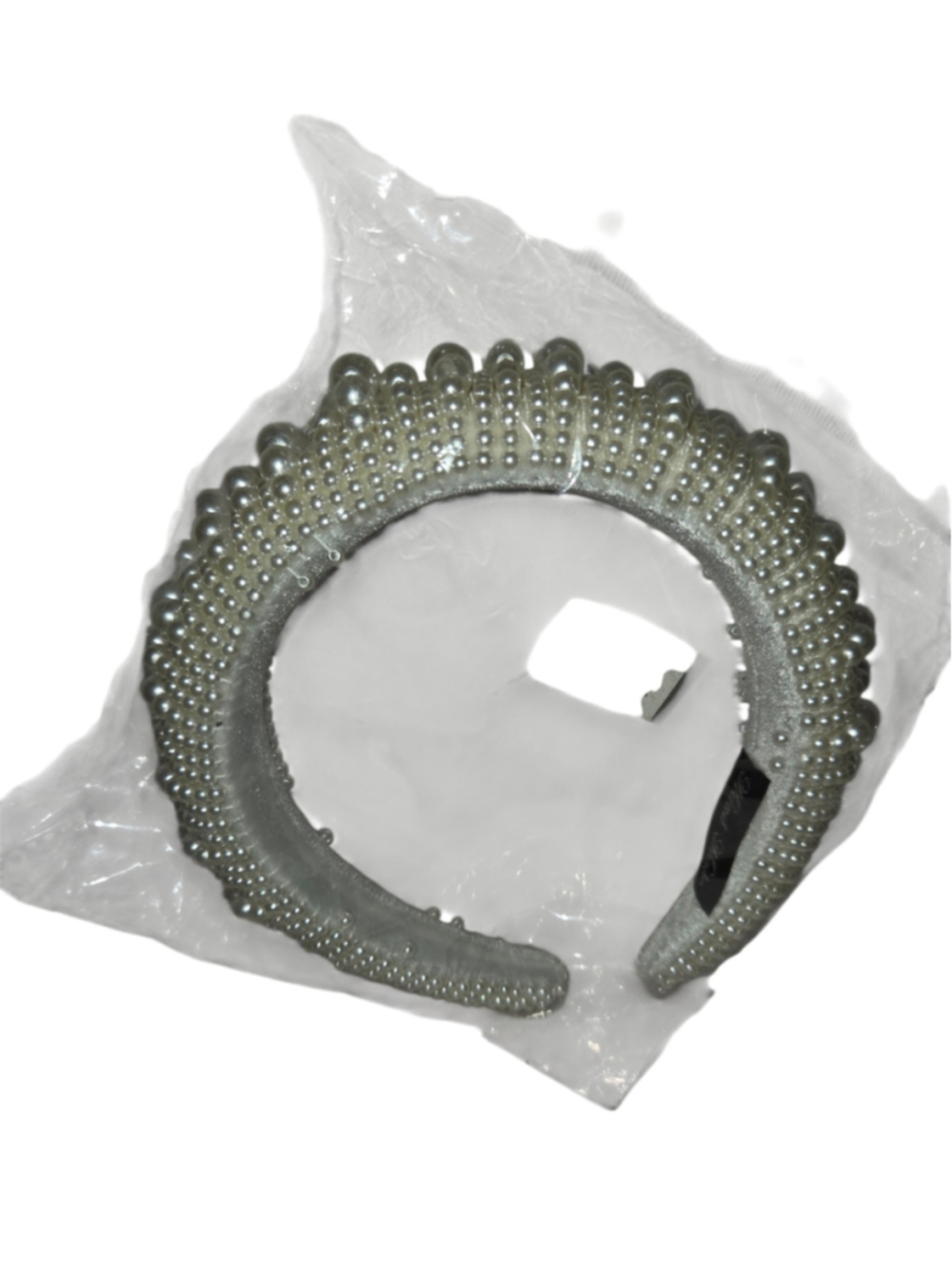 Women's Unbranded Pearl Embellished Handmade Headband, One Size, White